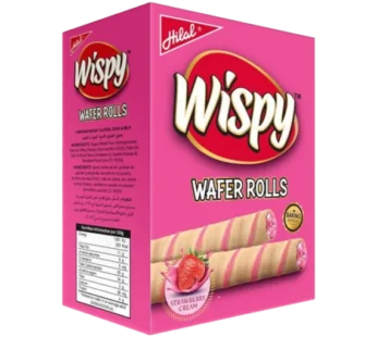 HILAL WISPY WAFFER ROLLS STRAWBERY 24PC PACK
