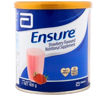 ENSURE MILK STRAWBERRY 400GM