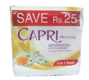 CAPRI SOAP ALOE HONEY &MILK 3*135GM