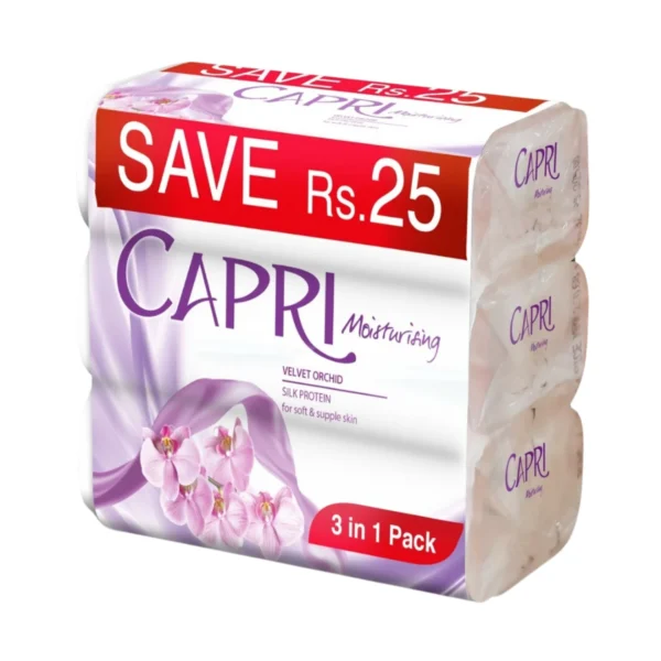 CAPRI SOAP VELVET ORCHID 3*160GM